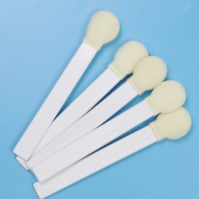 145 mm Bastão de PP Branco 30 mm Cabeça Grande Redonda Bastão de Esponja de Espuma Médica Swab Applicator