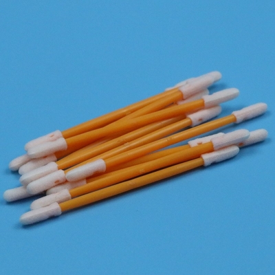 TX742 Lint Free Detailing Sponge Swab Comprimido Small Foam Tip Cleanroom Swab para limpeza de fábrica