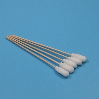 15cm Disponível de Madeira Esponja Esponja Esponja Espuma Médica Swab Applicator com algodão dentro
