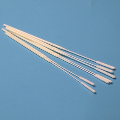 Esfregão nasal de nylon enrolado em flocos individual Esfregão de colheita de amostras estéreis com tubo