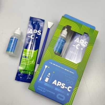 2 em 1 Tipo 16mm Largura Sensor de câmera APS-C Kit de limpeza de swab com 10 Pcs Clean Stick
