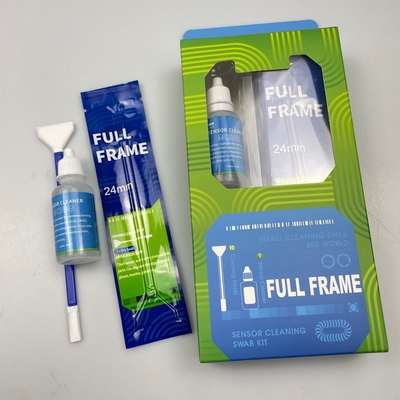 Kit profissional de esfregão de sensores para limpeza de vidro de câmera de lente