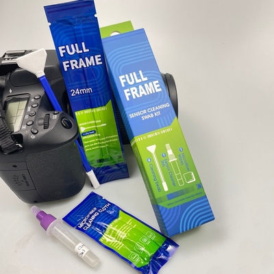 Kit profissional de esfregão de sensores para limpeza de vidro de câmera de lente