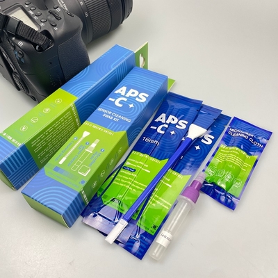 3 em 1 APS-C Camera Sensor Swab Kit de limpeza individual embalado com limpador de sensores