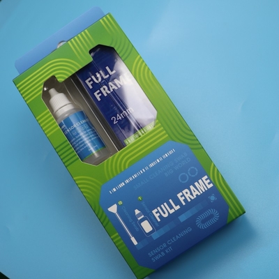 2 em 1 Lint Free Camera Cleaner Microfiber Sensor Swab Kit de limpeza de câmera Full Frame com líquido