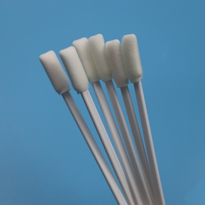 TX712 Lint Free White PP Stick 10mm Impressora de Esfregaço de Sala Limpa Rectangular Esfregaço de espuma ESD