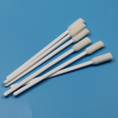 TX712 Lint Free White PP Stick 10mm Impressora de Esfregaço de Sala Limpa Rectangular Esfregaço de espuma ESD
