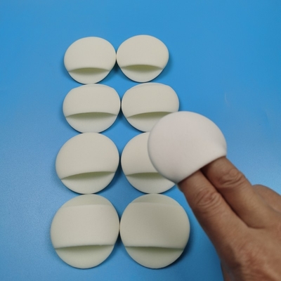 Removidor de maquiagem de esponja redonda e maciagem descartável para cuidados faciais