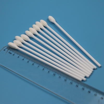 Bastão de algodão branco descartável de 10 mm de cabeça redonda de algodão de algodão médico