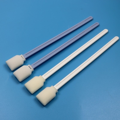 228mm Lint Free White Extra Long Handle Rectangular Cleanroom Swab Impressora UV Swab de espuma de limpeza
