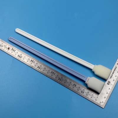 228mm Lint Free White Extra Long Handle Rectangular Cleanroom Swab Impressora UV Swab de espuma de limpeza