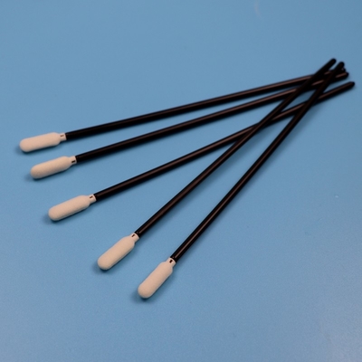 TX740 Lint Free 6.5 " Long Black Handle Sponge Cleanroom Swab Swab de espuma de limpeza de carro