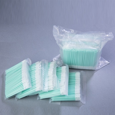 Ferramentas de limpeza de micro ranhuras Tipo 76mm Esfregaços de espuma de ponta com alça de PP resistente