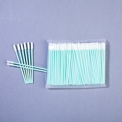 Ferramentas de limpeza de micro ranhuras Tipo 76mm Esfregaços de espuma de ponta com alça de PP resistente
