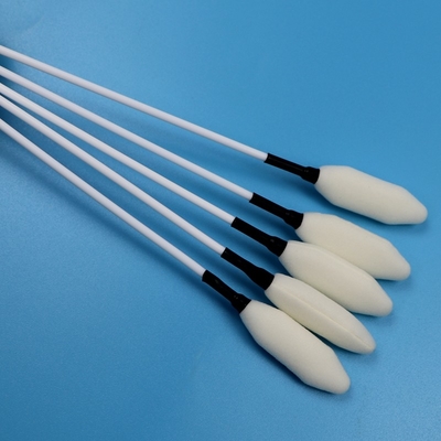 21cm de comprimento PP Stick Big Paddle Head Esponja Médica Trocar Esfrega Espuma Swab