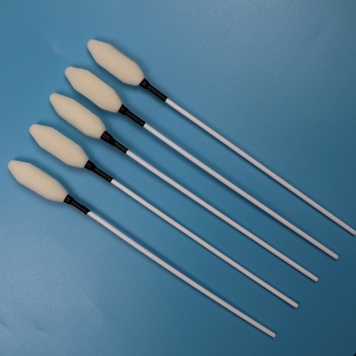 21cm de comprimento PP Stick Big Paddle Head Esponja Médica Trocar Esfrega Espuma Swab
