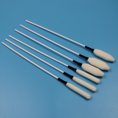 21cm Extra Long PP Stick Long Spam Tip Swab Esponja Médica Stick Trocar Limpe Swab