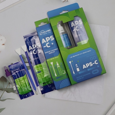 Kit de limpeza de câmera APS-C com solução