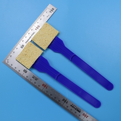 Amostragem de superfície ambiental de alta absorção Esfoliação de esfregões de celulose Esfregão de esponja montada para laboratório