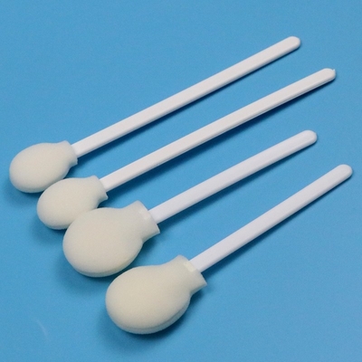 108mm Bastão de PP Branco descartável 30mm Cabeça Redonda Grande Bastão Esponja Circular Médica Swab de espuma aplicador