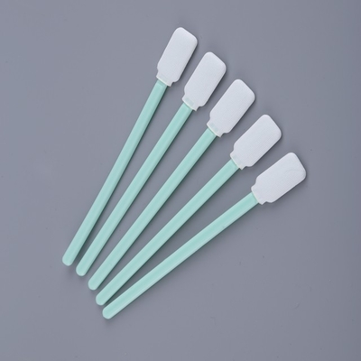 Swabs de ponta de retângulo de precisão TX714 (5 polegadas) Fibra de poliéster livre de lima para limpeza suave e eficaz em laboratórios e fabricação