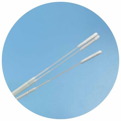 Swab de Amostragem Estéril a Gás EO com Ponta de Nylon Flocada - 150mm de Comprimento, Design com Ponto de Quebra, Certificado CE para Testes Médicos/Farmacêuticos