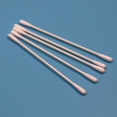 Eco Friendly Paper Stick 3,2 mm Pequeno Qtips redondo Sala limpa Swab de algodão com cabeças duplas