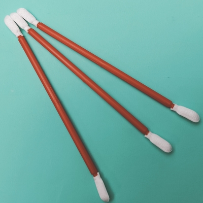 Lint Free Double Twisted Head Cleanroom Microfibra Swab detalhada Limpeza de carro Swab de poliéster