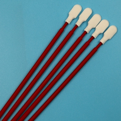 Kit de cotonetes de detalhamento de espuma PP vermelha sem fiapos para limpeza de carros com microfibra para limpeza de precisão