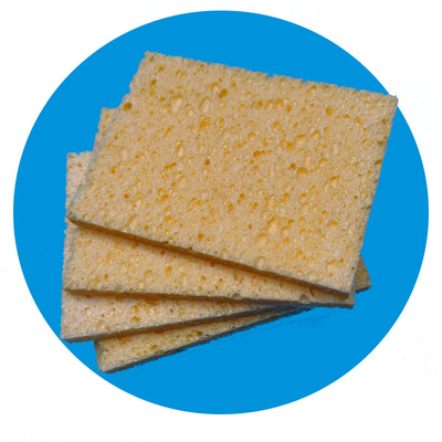 6*8*0,5cm Esfregaço de esponja de celulose rectangular de alta absorção Esfregaço de amostragem de superfície ambiental para alimentos