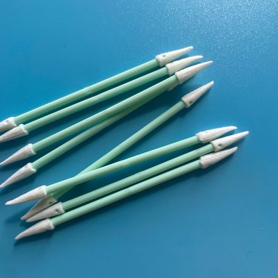 Swab de espuma de sala limpa de 75 mm de dupla ponta para limpeza de eletrônicos