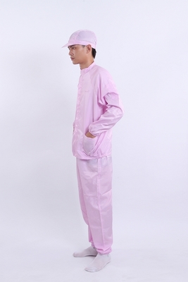 Conjunto Uniforme Gola Alta Anti-Estático Perfeito para Profissionais de Eletrônica e Farmacêutica em Ambientes Controlados
