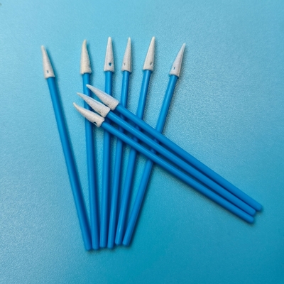 TX750 Ultra Low Lint Mini Pointed Cleanroom Sponge Swab detalhado ESD Swab de espuma para limpeza de precisão