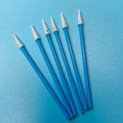 Esfregaço de espuma pontiaguda para limpeza de precisão com alça de PP