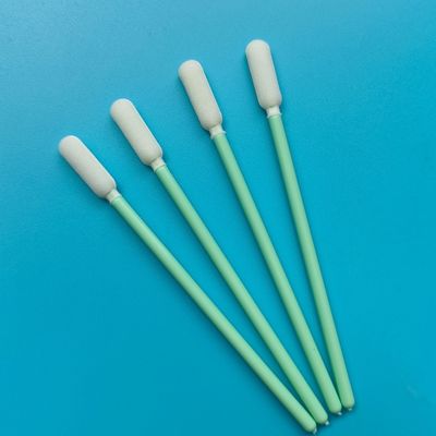 Swab de espuma de sala limpa com bastão de PP para limpeza de precisão