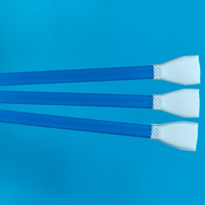 Haste de limpeza para sensor M4/3 12mm em forma de V com cabo de PP azul 10 unidades/caixa