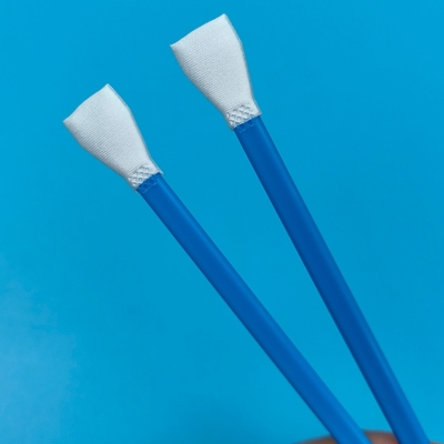 Haste de limpeza para sensor M4/3 12mm em forma de V com cabo de PP azul 10 unidades/caixa