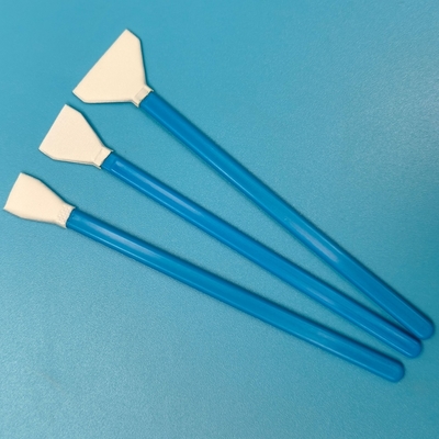Haste de limpeza para sensor M4/3 12mm em forma de V com cabo de PP azul 10 unidades/caixa