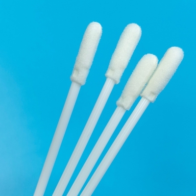 Haste de PP de 8cm com ponta de espuma estéril com tubo para amostragem ambiental de superfícies para laboratório