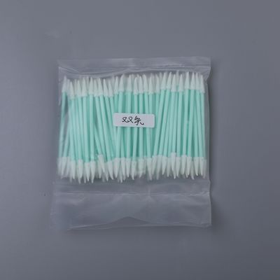 Cotonetes de limpeza com ponta dupla de 3 polegadas e pontas de espuma ESD aceitam - ideais para PCB, cabeçote de impressão, sensores e eletrônicos de precisão (100 unidades)