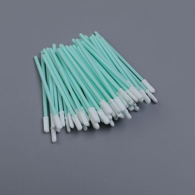 Cotonete de Poliéster Pequeno de 70mm - Ponta Ultrafina de 2mm - para Fluxo de PCB, Pasta de Solda, Pinos de Conector e Slots de Sensor - 100 unidades