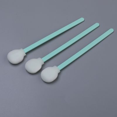 Cotonete de esponja de 128 mm de comprimento com design de ponta redonda para limpeza de precisão - 50 unidades por pacote