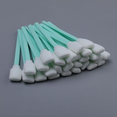 TX707 estilo cabeça de impressora limpeza de esfregão Lint livre de alta densidade espuma ponta PP manuseio sala de limpeza esponja esfregão 128mm 50pcs pacote