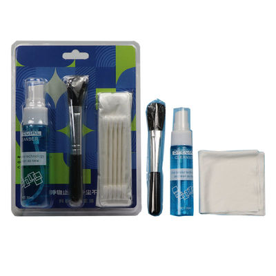 Lenços de Limpeza Portáteis de Microfibra 4 em 1 para Limpeza de Ecrãs, Laptops e Lentes com Solução