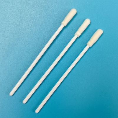 Cotonete de amostragem de superfície com ponta de espuma redonda de 8cm PP para coleta de amostras de controle ambiental para alimentos