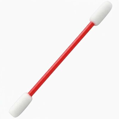 714 Lint Free Red Handle Car Cleaning Swab detalhado Swab de microfibra Swab de sala limpa Swab de poliéster para limpeza de superfícies
