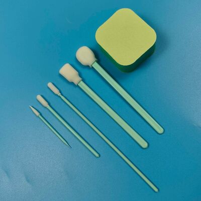 Portátil verde lidar com micro esponja detalhando kit de cotonete de limpeza de precisão kit de limpeza de carro