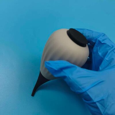 Soprador de ar de silicone com alto fluxo de ar embalado individualmente para limpeza de lentes de câmera com bico macio