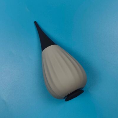 Soprador de ar de silicone com alto fluxo de ar embalado individualmente para limpeza de lentes de câmera com bico macio
