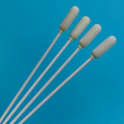 14cm Disposable Long PP Stick Big Foam Tip Oral Swab Sterile Specimen Collection Swab Flu Test Sampling Swab